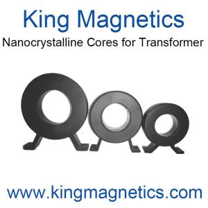 Toroidal Nanocrystalline core with install legs for High frequency Transformer