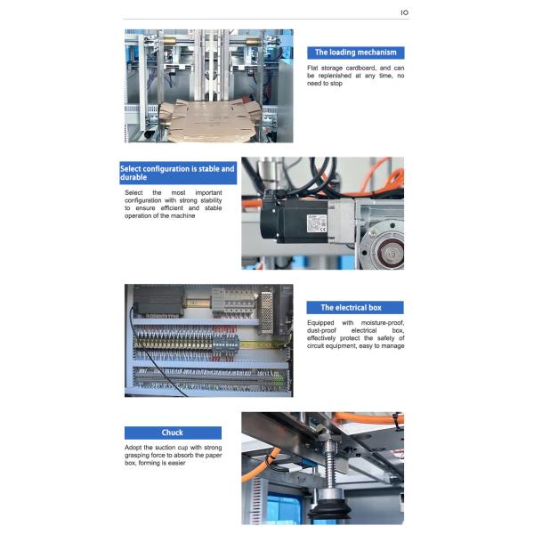 Improve Efficiency with FKT-10 Automatic Paper Folding Cartboar Boxes Folding Machine