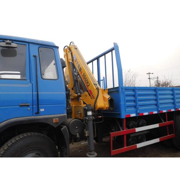 Dongfeng 10 Wheel Truck Mounted Telescopic Crane 10ton With Folded Kunckle
