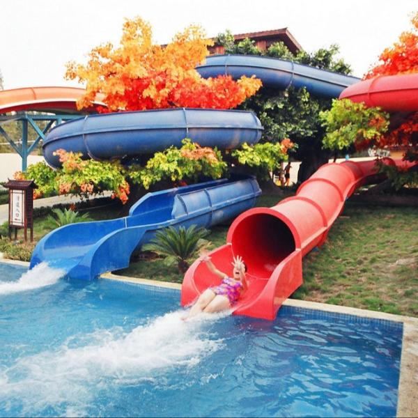 Quality Fiberglass Water Slides for Swimming Pool Equipment for Kids Water Play for Kids Water Park for sale