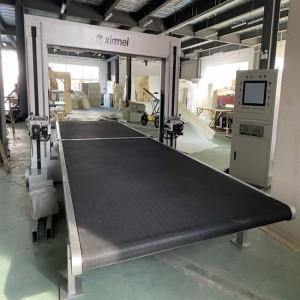 Quality Double Vibrating Foam Profile Cutting Machine Knife Horizontal Foam Cutting Machine for sale