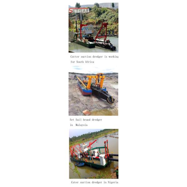 Total Weight 230t 20 Inch Hydraulic Control Cutter Suction Sand Dredger for River