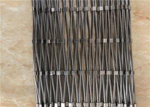 China 316l Stainless Steel Wire Rope Mesh Decorative And Animal Zoo Protective Fence wholesale