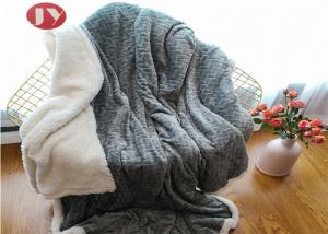 Super Soft Polyester Fleece Blanket Reversible 2 Layers Leaves Thick Fleece Bed Blanket Full Size