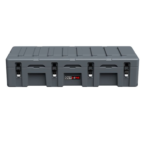116L Low Profile Hard Plastic Rotomolding Tool Box Storage Case with Roof Luggage Rack Customizable ODM Cargo Housing