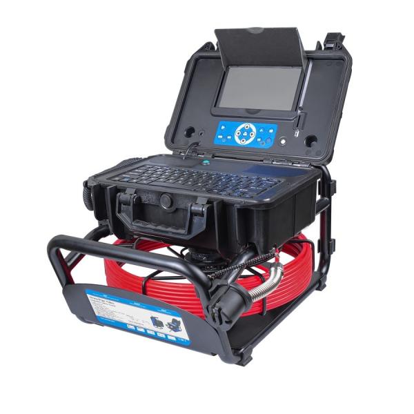 Quality Self Leveling 7" LCD 14mm Head Pipe Inspection Camera , Sewer Line Camera for sale