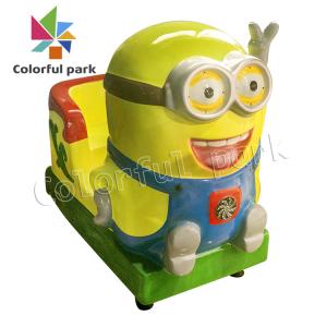 China Minion Themed Kid Arcade Machine , MP5 Video Game Kiddie Ride On wholesale