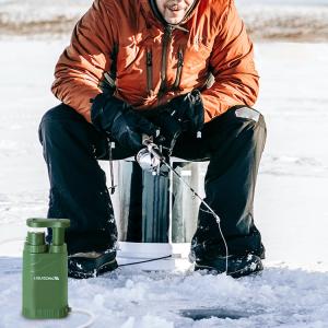 Buy cheap Hiking Survival Portable Water Purifier Pump BPA Free Manual from wholesalers