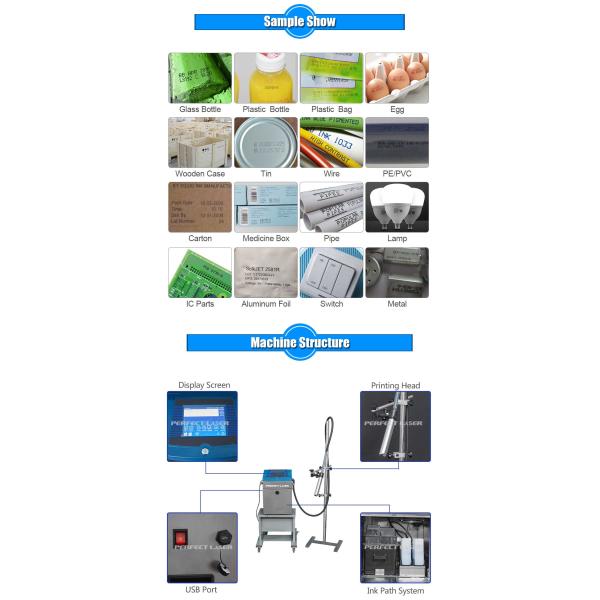 Small Character Inkjet Coding Printer For 360 Degree Barcode Two Dimensional Code