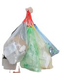 Colorful Recycled PE Garbage Bag Drawstring Trash Bag for Eco-Friendly Waste
