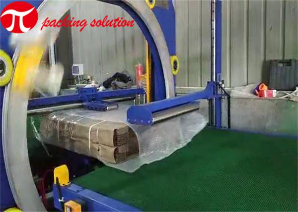 Quality 100r/Min Horizontal Wrapping Machine , DustProof Horizontal Stretch Wrapper High Efficiency for sale