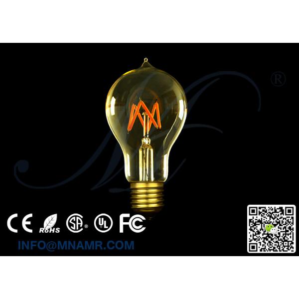 20 Watt Equivalent LED Edison Light Bulbs 3W Bayonet Lamp Base A19 A60 Holiday Decorative Lighting