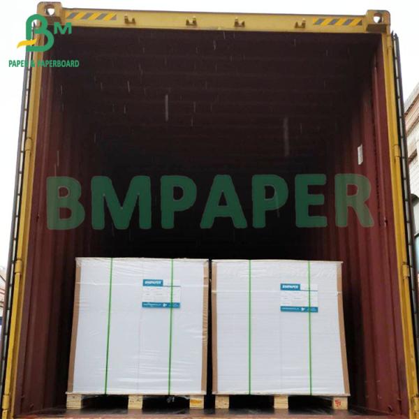 Quality White Double Sided Coated Smooth And Flat Copper C2S Art Paper for sale