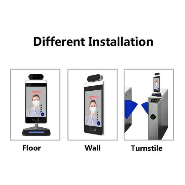 IPS LCD Screen Face Recognition Thermometer Wireless Contactless