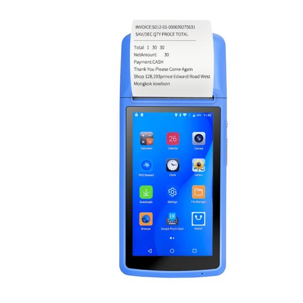Handheld POS Terminal With Charging Base Android OS