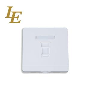 Single Port Rj45 Wall Oem / Odm Network Faceplate Socket