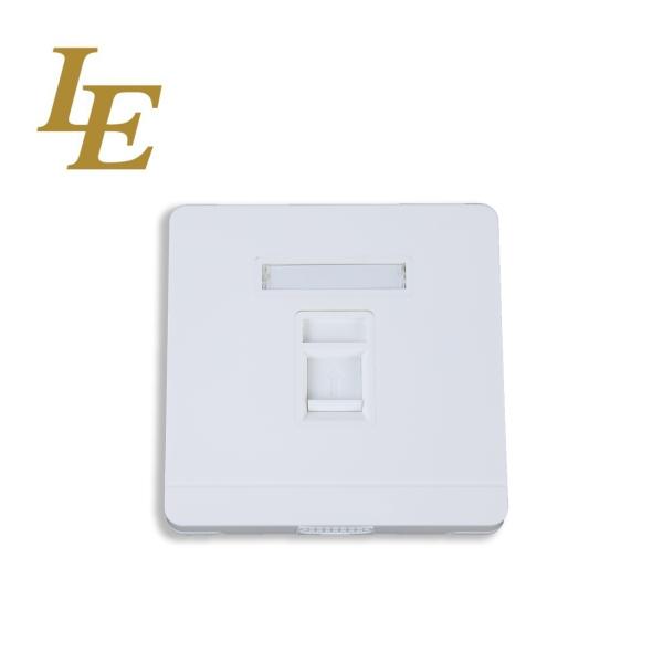 Quality Single Port Rj45 Wall Oem / Odm Network Faceplate Socket for sale