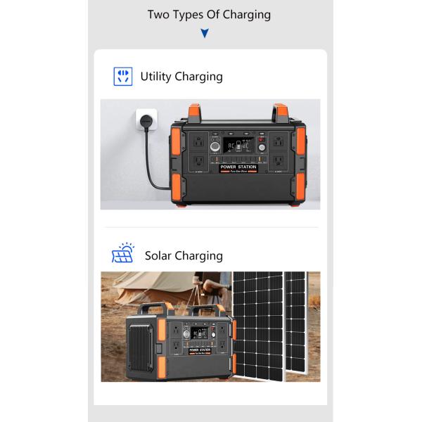 200W Portable Solar Generators Household Power Generation Systems