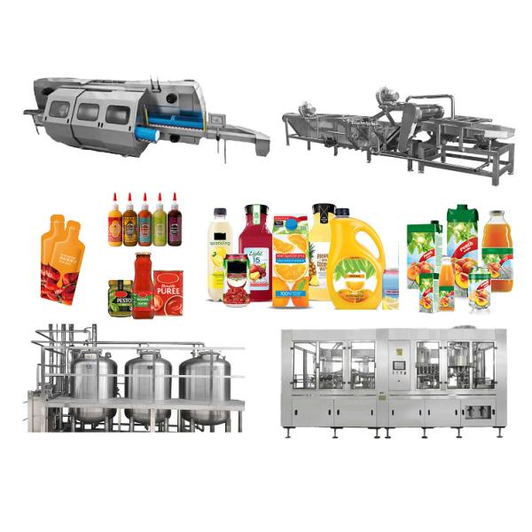 Quality High Capacity Beverage Blending And Packaging Line Aseptic Bottle Filling Machine SS304 ISO Certification for sale