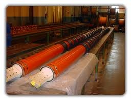 Ladle furnace Heavy - Current Water Cooled Power Cable Rated High Voltage With Hose Fit Surge Protection