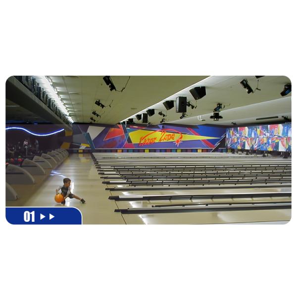 Portable Bowling Gutter Bumpers 17m Length For Exercise Muscle