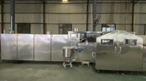 China PLC Control Cone Ice Cream Machine , Sugar Cone Wafer Processing Equipment wholesale