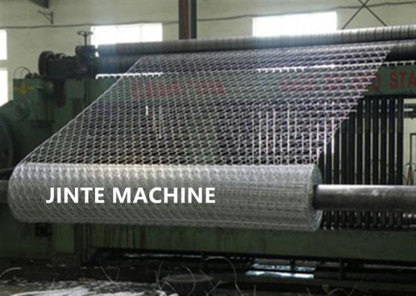 Quality 4.3m Automatic Three Twist Gabion Mesh Machine 150m/H Capacity for sale