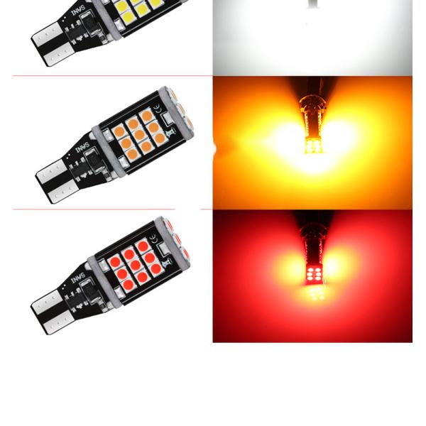 ODM 3030 T15 Automotive LED Turn Signals Canbus Error Free Brake Reversing For Cars