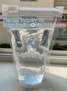China Milk Pouch Bags, Waterproof, Smell Proof, Airproof, Slider Zipper Grip Stand Up Package wholesale
