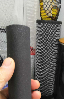 Transparent PE Mesh Protective Netting Sleeve 4CM 90 Mesh Reusable For Filter