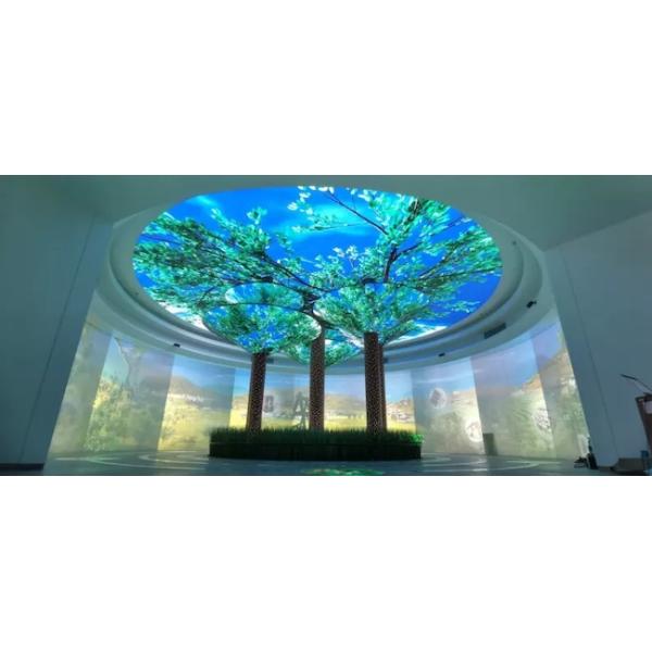 P1.8mm P2mm Horn Shape Cylinder Flexible LED Screen Display