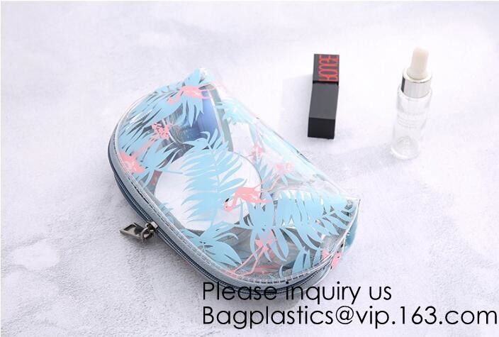 Custom Clear Pvc Lady Handbag Set Transparent Beach Tote Bag With Inner Pouch,Shoulder Tote Holographic PVC Beach Bag