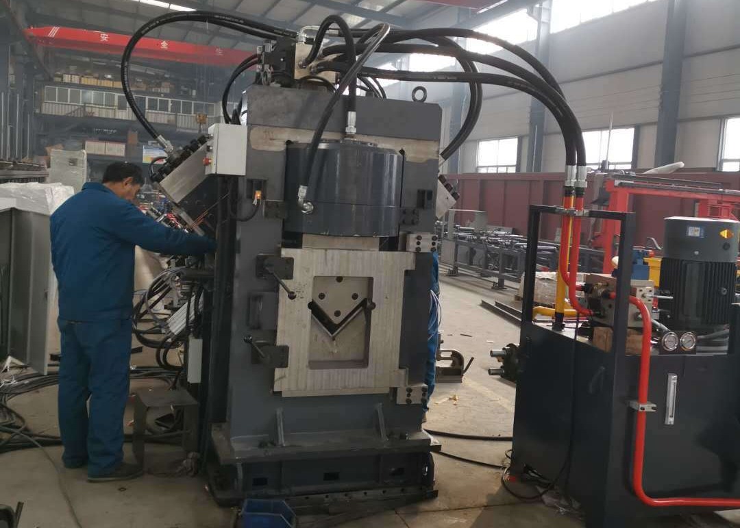 JNC1412 Model Punching Marking Cutting CNC Angle Line Machine 630/1000KN punching Force