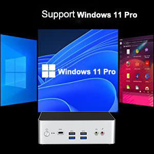 I5 1250P Intel Core Mini PC 8GB RAM 256GB SSD Win11 Pro Lightweight