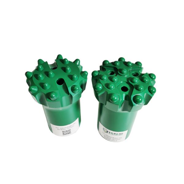 T51 102mm Rock Drilling Bit 18 Large Buttons Spherical Button Flat Face Drill Bit