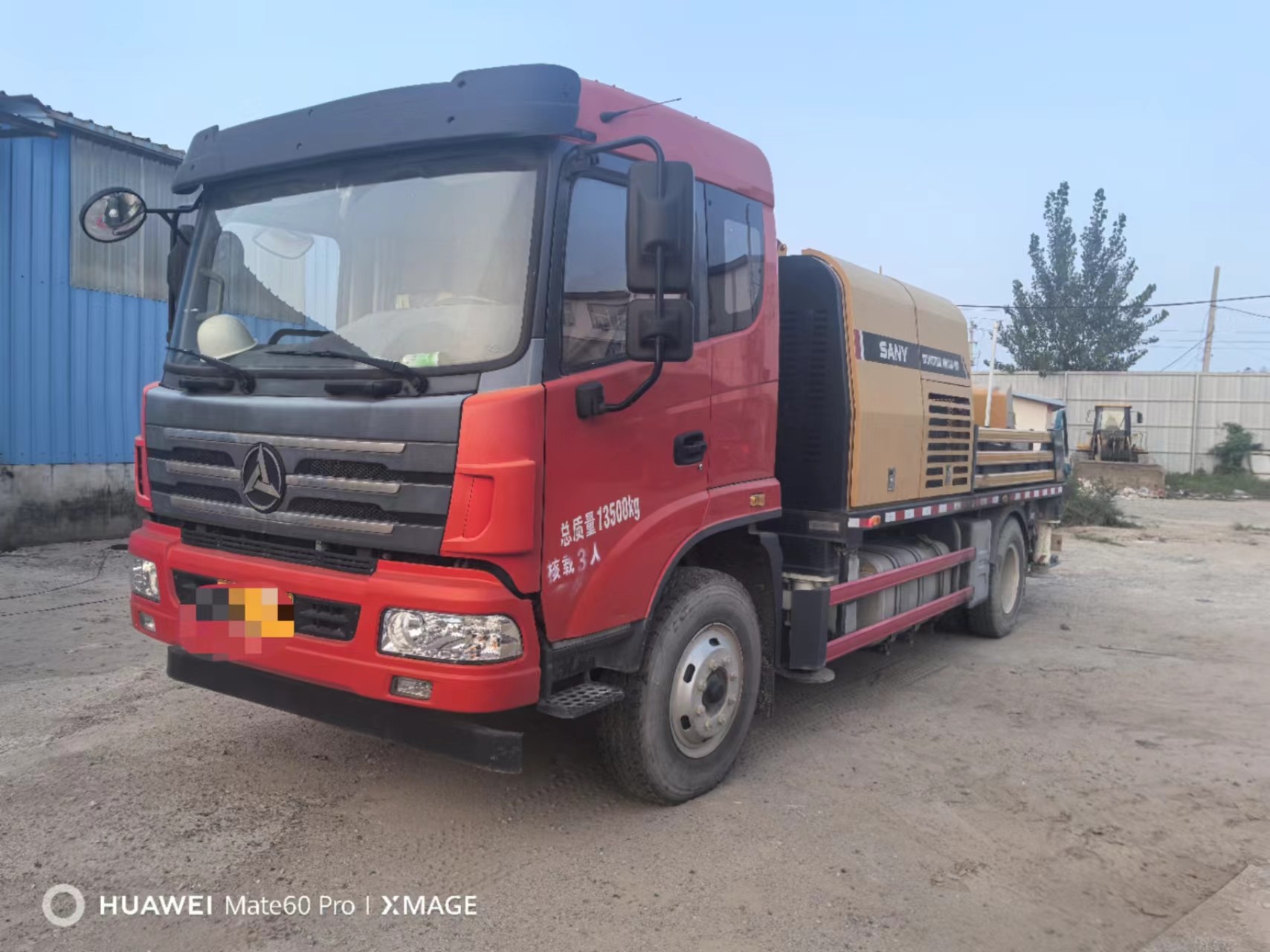 Trailer Truck Mounted Concrete Line Pump Truemax Concrete Machinery SANY SYM514THB