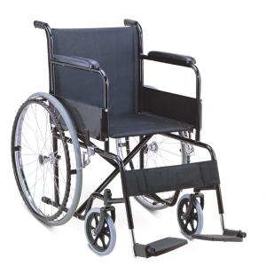 China Essential Folding Reclining Wheelchair Economic With Fixed Armrest Fixed Footrest wholesale
