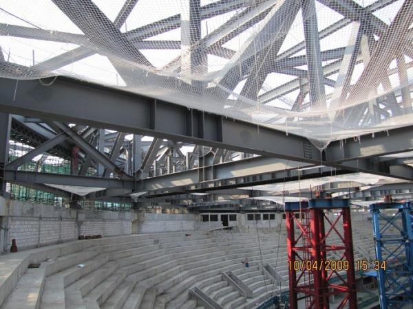 Quality GYM Center Building Steel Frame I Section Square/ Round Pipe Environment Friendly for sale