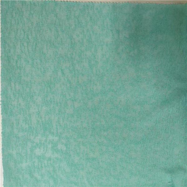 Quality 100% Polyester Stretch Jersey Fabric 145gsm Light Green For Casual Shirts for sale