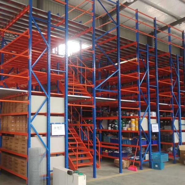 Customized Loading Capacity Steel Structure Platform Space Saving Storage Solution