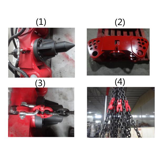 Latest super hydraulic pile breaker/cutter, best curshing round piles construction equipme