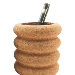 China Eco-Friendly Cork Pen Pot Pencil Stand Holder Office Stationery Desk Tidy wholesale