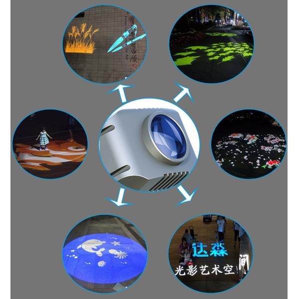 200Watt Outdoor Gobo Projector With 55° Beam Angle