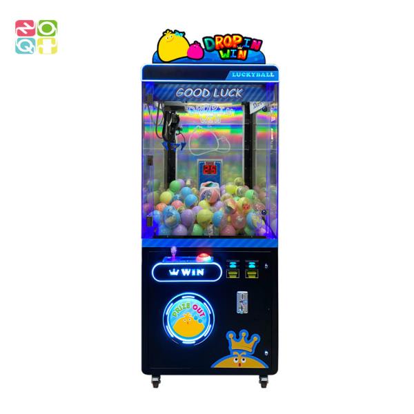 Quality Drop In Win Claw Crane Machine With Rotating Prize Hole Commercial Ball Catching Machine for sale