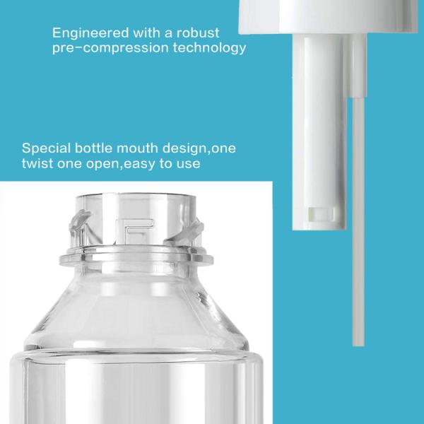 Transparent 400ml 500ml PET Plastic Trigger Bottle for Perfume