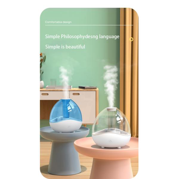 HOMEFISH Ultrasonic Cool Mist Atomization Humidifier 150mL/H-250mL/H