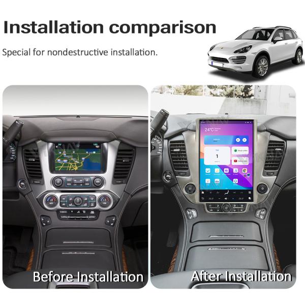 Viknav Car Radio For Chevroler Suburban Tahoe GMC Yukon (2014-2020)14.5 inch Android 13 Multimedia GPS Navigation Player