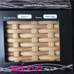 Uv Stabilizer Pe Rattan Wicker , Outdoor Chair Rattan Material For Weaving