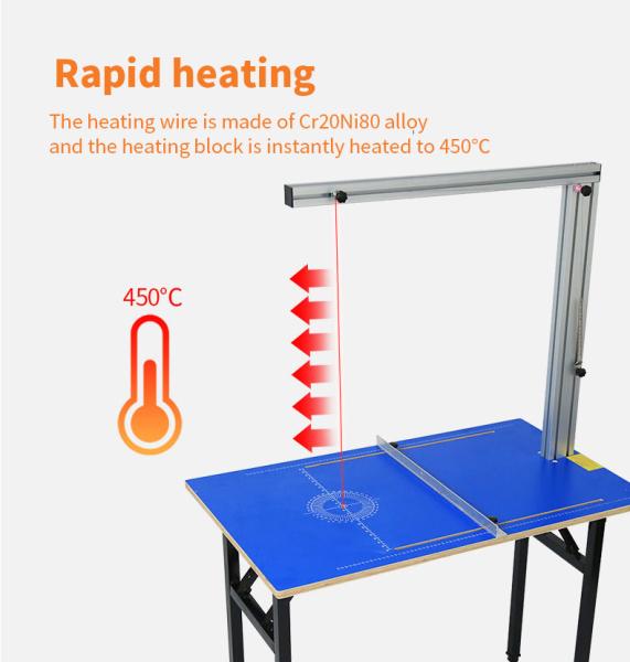 Quality Customized Hot Wire Foam Cutter Table With Foot Control Pedal for sale