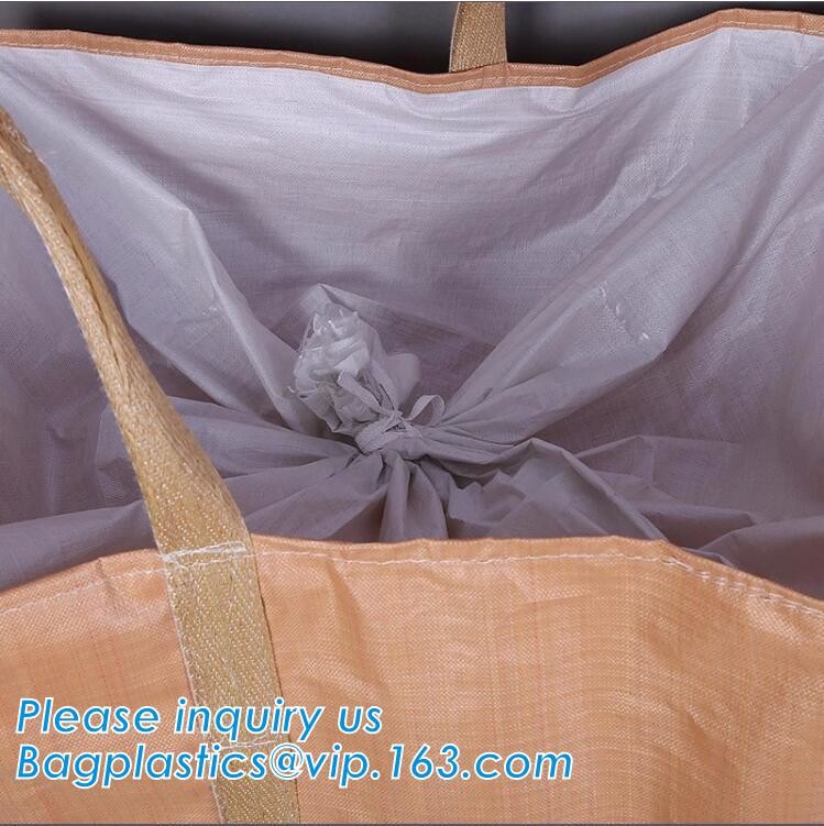 customizable PP u-panel baffle big bag /coated white woven PP jumbo bag/ventilated 4 panel baffle bag/all colors availab